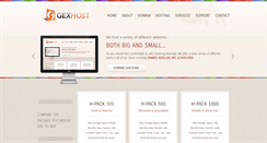 Desktop Screenshot of gexhost.com